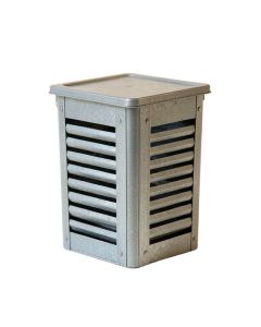 Moss Bluff Closed Garden Compost Bin - Gray