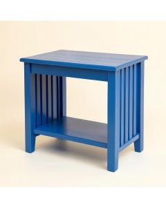 Cliff Arc Small Writing Desk - Blue (synthetic illustration; no displayed measurements)