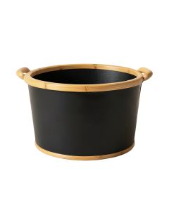 Hill Arc Laundry Hamper - Black (synthetic illustration; no displayed measurements)