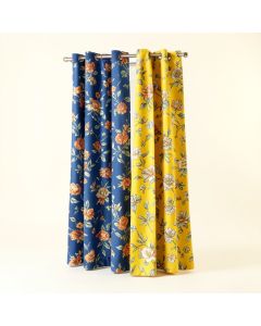 Volkard Floral Thermal Grommet Curtain Panels (synthetic illustration; no displayed measurements)