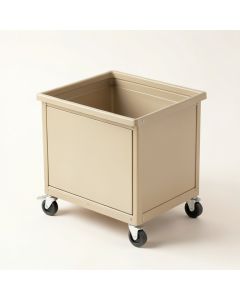 Sage Crossing Empty Rolling Workshop Cart - Beige (synthetic illustration; no displayed measurements)