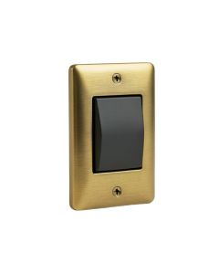 Architectural 1-Gang Toggle Light Switch Wall Plate (synthetic illustration; no displayed measurements)