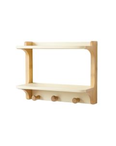 Juniper Edge Wall-Mounted Entryway Organizer Shelf - Cream