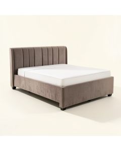 London King Upholstered Platform Bed (synthetic illustration; no displayed measurements)