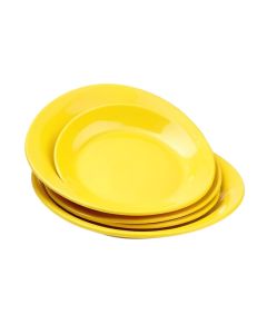 Riverdale Bamboo , Pineapple 16 Piece Melamine Dinnerware Set , Service For 4