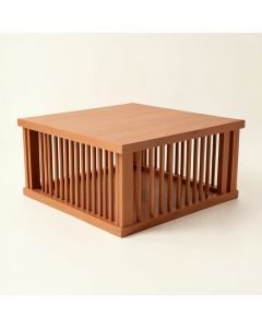 Fern Bend Empty Furniture-Style Pet Crate - Terracotta (synthetic illustration; no displayed measurements)
