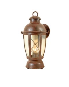 Retro Antique Vintage Rustic Lantern Lamp Wall Sconce Light Garden Yard Outdoor