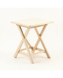 Harbor Bridge Compact Balcony Table - Cream (synthetic illustration; no displayed measurements)