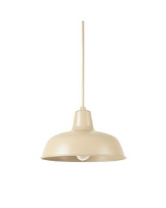 Vale Brook Pendant Light Suspended From One Plain Cable - Beige (synthetic illustration; no displayed measurements)