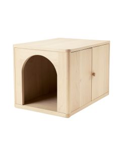 Stone Bend Empty Furniture-Style Litter Enclosure - Beige