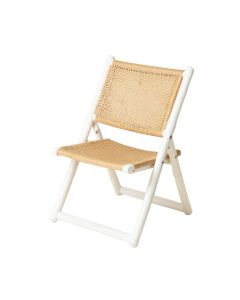 Bay Brook Folding Outdoor Chair - White (synthetic illustration; no displayed measurements)