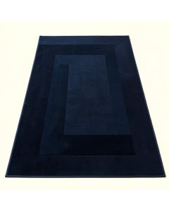 Clay Bend Rectangular Outdoor Rug - Navy (synthetic illustration; no displayed measurements)