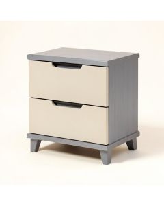 Elixir 2 Drawer Nightstand (synthetic illustration; no displayed measurements)