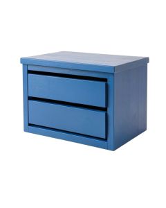 Hazel Dell Small-Parts Storage Drawer Cabinet - Blue (synthetic illustration; no displayed measurements)