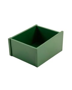 Oak Bend Low Toy Storage Unit - Green (synthetic illustration; no displayed measurements)