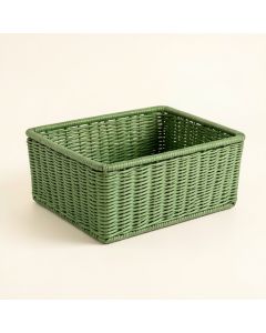 Heath Brook Empty Storage Basket - Green (synthetic illustration; no displayed measurements)
