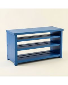 Field Brook Shoe Storage Bench - Blue (synthetic illustration; no displayed measurements)