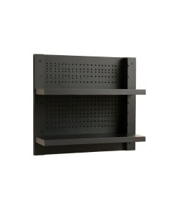 Rowan Bluff Empty Wall-Mounted Tool Organizer Panel - Black (synthetic illustration; no displayed measurements)