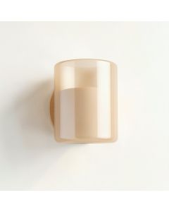 Hill Crossing Wall Sconce Mounted On A Plain Wall - Beige (synthetic illustration; no displayed measurements)