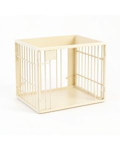 Linden Branch Empty Furniture-Style Pet Crate - Cream (synthetic illustration; no displayed measurements)