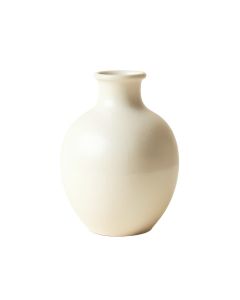 Fern Bend Empty Decorative Vase - Ivory (synthetic illustration; no displayed measurements)