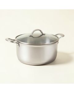 Ozeri Stainless Steel All-In-One Apeo & Pfoa-Free 5.3 Qt Non-Stick Sauce Pan With Lid (synthetic illustration; no displayed measurements)