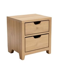 Romy 1 - Drawer Solid Wood Nightstand