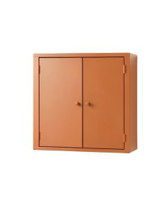 Vale Branch Wall-Mounted Laundry Cabinet - Terracotta (synthetic illustration; no displayed measurements)