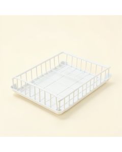 Reed Crossing Empty Under-Desk Cable Tray - White (synthetic illustration; no displayed measurements)