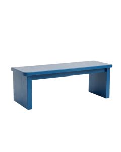 Cedar Brook Indoor Bench - Blue (synthetic illustration; no displayed measurements)