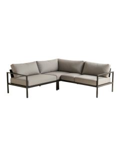 Mireya Patio Sectional With Cushions (synthetic illustration; no displayed measurements)