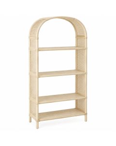 Maple Crossing Freestanding Bookcase - Cream