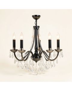 Candle Style Traditional Chandelier With Crystal Accents (synthetic illustration; no displayed measurements)