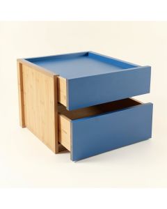 Cliff Crossing Under-Desk Drawer Unit - Blue (synthetic illustration; no displayed measurements)