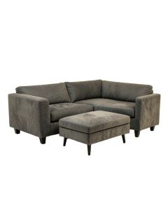 Stanger 115 '' Wide Microfiber/Microsuede Reversible Modular Sofa & Chaise With Ottoman
