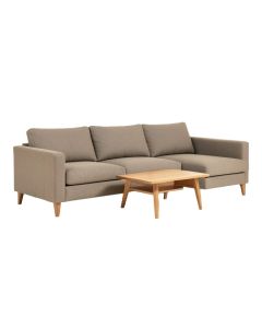 Doty Mid Century Modern Upholstered 3 Piece Living Room Set