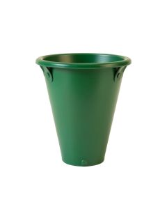 River Crest Empty Railing Planter With Integral Brackets - Green