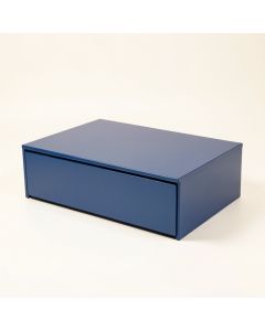 Cedar Field Desktop Monitor Riser - Blue (synthetic illustration; no displayed measurements)