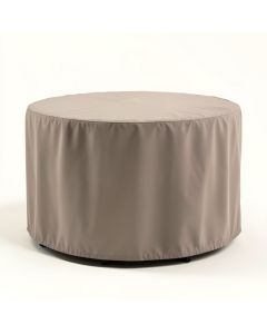 Round Water Resistant Patio Dining Set Cover With Lifetime Warranty (synthetic illustration; no displayed measurements)