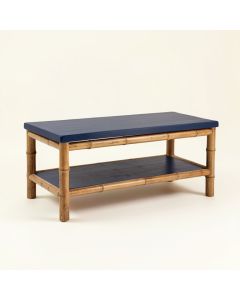 Cove Crest Indoor Bench - Navy (synthetic illustration; no displayed measurements)