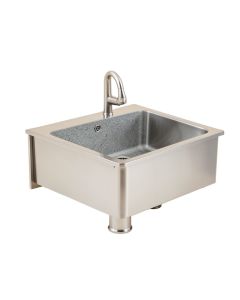 Kohler Tailor Large Single Basin Stainless Steel Sink With Etched Stone Insert