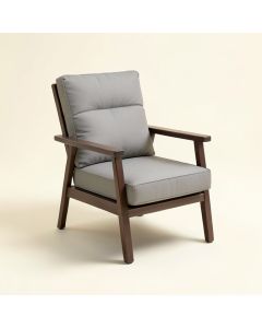 Deimer Patio Chair With Cushions (synthetic illustration; no displayed measurements)