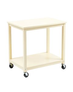 Stone Bluff Empty Rolling Workshop Cart - Cream (synthetic illustration; no displayed measurements)