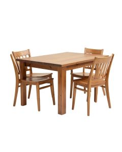 Svartalfar Butterfly Leaf Rubberwood Solid Wood Dining Set