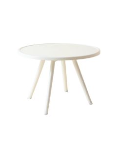 Maple Arc Patio Table - White
