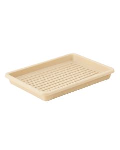 Slate Brook Empty Under-Desk Cable Tray - Beige (synthetic illustration; no displayed measurements)