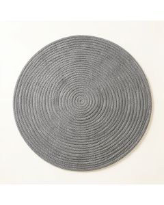 Cliff Canyon Round Area Rug - Gray (synthetic illustration; no displayed measurements)