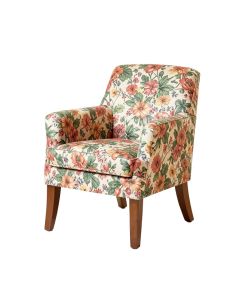 Vanslyke Floral Upholstered Dining Chair (synthetic illustration; no displayed measurements)
