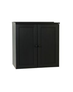 Lake Canyon Wall-Mounted Laundry Cabinet - Black