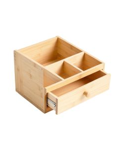 Maple Bend Empty Coffee-Station Organizer - Ivory (synthetic illustration; no displayed measurements)